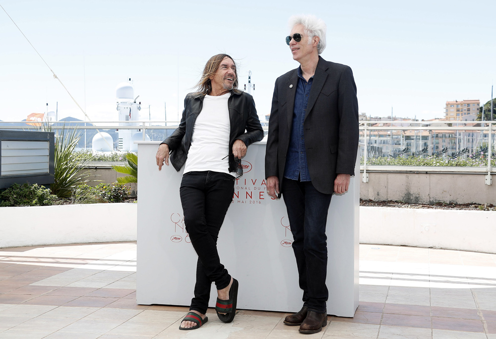 Director Jim Jarmusch (R) and US singer Iggy Pop (L) pose during the photocall for 'Gimme Danger' at the 69th annual Cannes Film Festival, in Cannes, France, 19 May 2016, photo: Sebastien Nogier / PAP / EPA